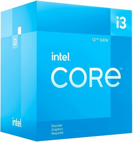 Socket 1700 : Core i3-12100F, 3,3 GHz, 4 cores, 8 threads, 12 MB cache (box)