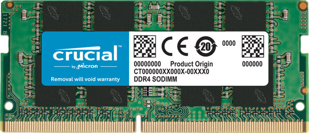 CT16G4SFRA32AT SODIMM 16 GB, DDR4, 3200 MHz (bulk)