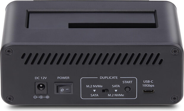 M.2 NVMe naar 2,5/3,5&quot; SATA Drive Duplicator Dual Bay Cloner