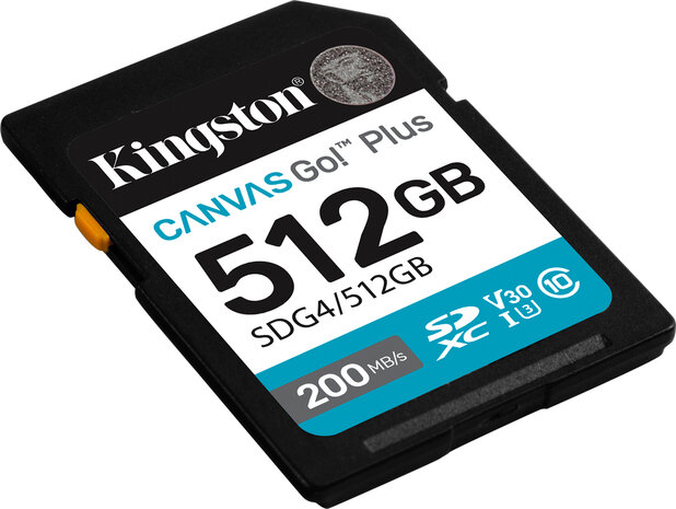 SDG4/512GB SDXC Card 512 GB (U3 V30 Canvas Go! Plus)