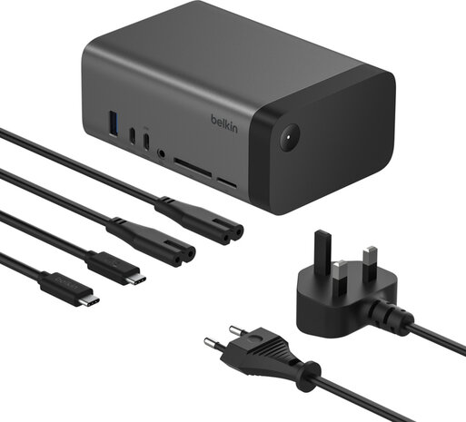 Connect 11-in-1 Pro Docking station (USB-C, 2 x HDMI, USB-C, 1GbE, 150 Watt)
