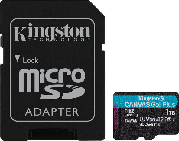 Canvas Go! Plus Flash memory card 1000 GB (A2, Video Class V30, UHS-I U3, Class 10, microSDXC UHS-I)