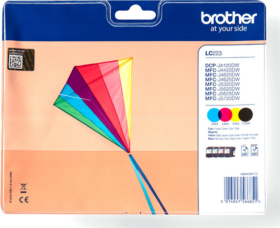 LC223VALBP inkjetcartridges valuepack