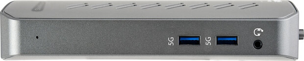 USB-C Docking (dual monitor 4K 60 Hz HDMI/DisplayPort, 6 x USB-A Hub, Gigabit Ethernet, USB 3.1/3.2 Gen 1)
