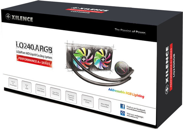 XC977 LiQuRizer 240RGB Performance A+ CPU Cooler (LQ240ARGB)