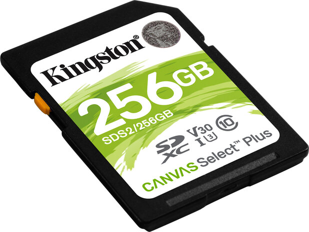 SDS2/256GB Canvas Select Plus Flash memory card 256 GB (Video Class V30, UHS-I U3, Class 10, SDXC UHS-I)