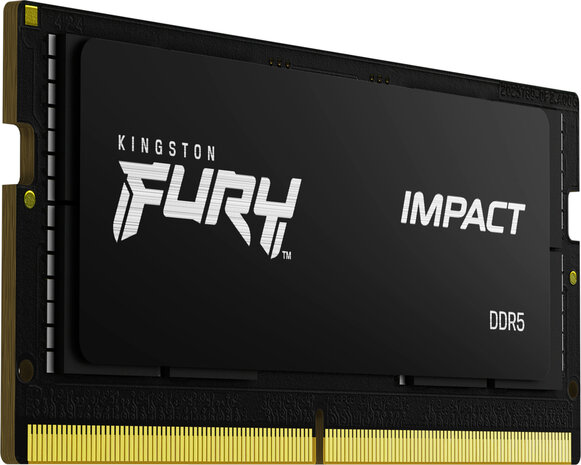 KF556S40IBK2-32 FURY Impact DDR5 kit 32 GB, SO-DIMM 262-pin, 5600 MHz, PC5-44800, CL40, on-die ECC (2 x 16 GB)