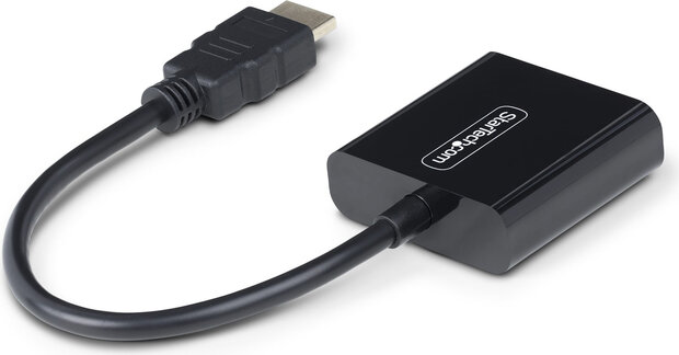 HD2VGAE3 HDMI naar VGA Actieve Adapter (1080p support, active, bus powered, zwart)