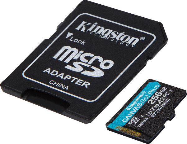 Canvas Go! Plus Flash memory card 256 GB (A2, Video Class V30, UHS-I U3, Class 10, microSDXC UHS-I)