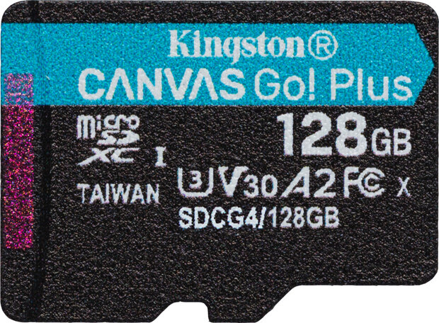 Canvas Go! Plus Flash memory card 128 GB (A2, Video Class V30, UHS-I U3, Class 10, microSDXC UHS-I)