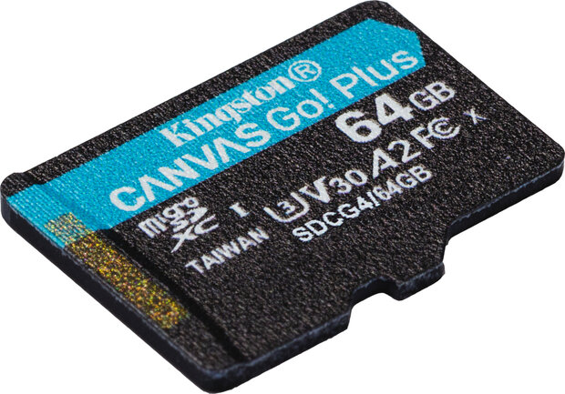 Canvas Go! Plus Flash memory card 64 GB (A2, Video Class V30, UHS-I U3, Class 10, microSDXC UHS-I)