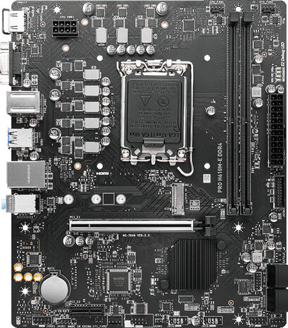 Socket 1700 : 1700 H610M-E DDR4 PRO (DDR4, M.2, HDMI, VGA, mATX)