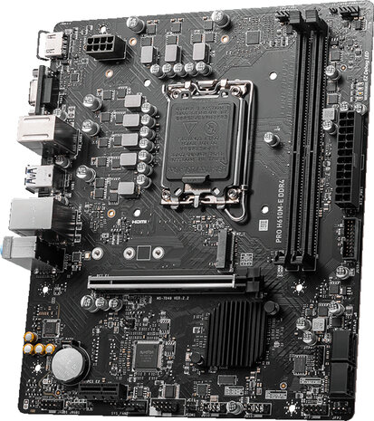 Socket 1700 : 1700 H610M-E DDR4 PRO (DDR4, M.2, HDMI, VGA, mATX)