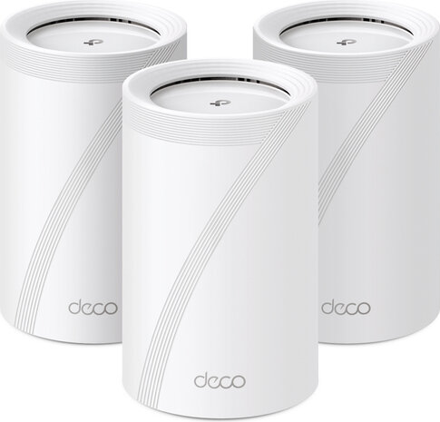 Deco BE65 V1 Wi-Fi system (3 routers, mesh, GigE, 2.5 GigE, Wi-Fi 7, multi-band)
