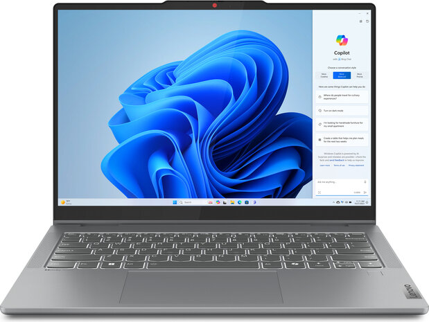 IdeaPad 5 (14&quot; touch WUXGA OLED, Intel Core i7-13620H, 16 GB RAM, 512 GB SSD, Windows 11 Home, grijs, Azerty)