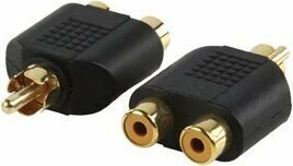 Audio-Adapter : 1 x cinch M naar 2 x cinch F