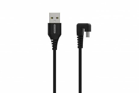 USB-A naar USB-C kabel (laden & sync, snelladen, 2 m, zwart)