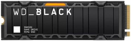 1000 GB WDS100T2XHE WD Black SN850X NVMe SSD (7300 MB/s, M.2 2280, PCIe 4.0 x4 NVMe)