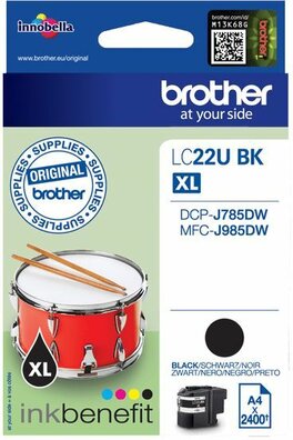 LC22UBK XL inkjetcartridge zwart (1.200 afdrukken)