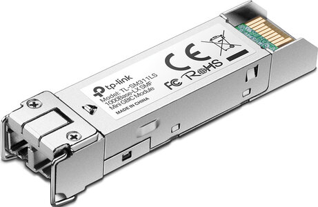TL-SM311LS SFP mini-GBIC transceiver module (fibre optic, LC single mode, plug-in module, tot 10 km, 1310 nm)