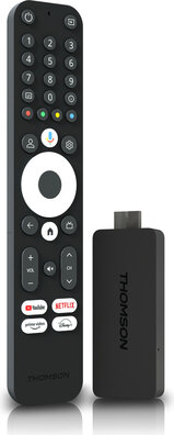 Google TV Streaming Stick 145 (Google Cast, Google TV, 4K UHD, afstandsbediening)