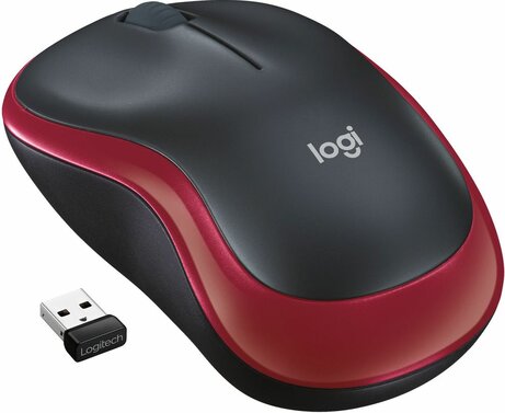 M185 Wireless Mouse (rood)