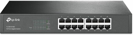 TL-SG1016D 16-poort Gigabit Switch (19" rack mountable 1U)