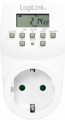 ET0007 Stekkerdoos met digitale timer (randaarding, wit)