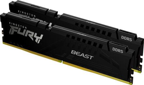 KF560C30BBEK2-64 FURY Beast DDR5 kit 64 GB, DIMM 288-pin, 6000 MHz, PC5-48000, CL30, zwart (2 x 32 GB)