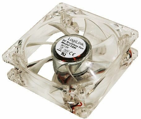 Case Blower (120 x 120 x 25 mm, blauwe LED's)