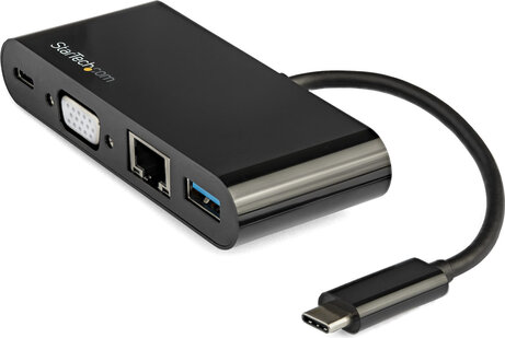 USB-C naar VGA Multiport Adapter (GBLAN, docking)