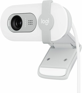 Brio 100 webcam (kleur, 2 Mpix, 1920 x 1080, 720p, 1080p, audio, USB, grafiet)
