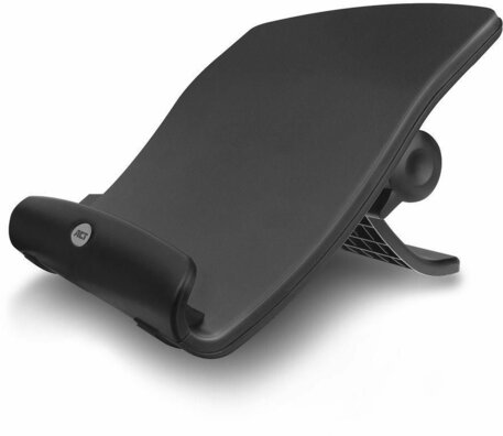 Notebook stand met 4-poort USB hub (17", zwart)