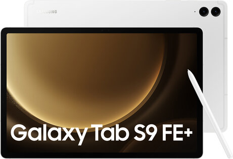Galaxy Tab S9FE+ (Android 13, 12,4", WiFi, 128 GB, zilver)