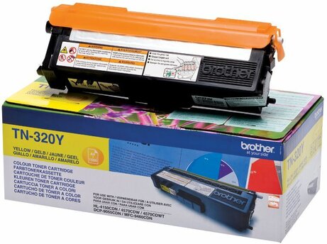 TN-320Y toner geel (1500 afdrukken)