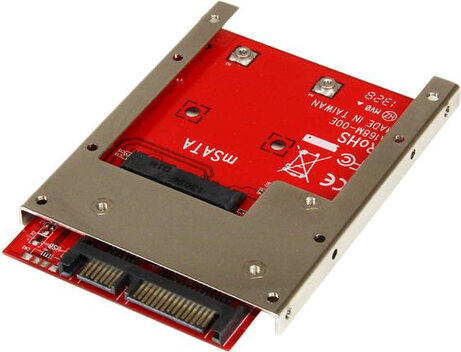 mSATA SSD naar 2,5" SATA SSD Converter