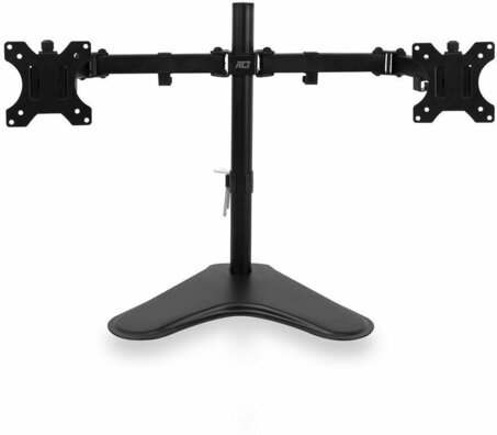 Stand voor 2 flat panels (plastic, aluminium, staal, 13" - 32", zwart)