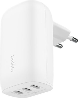 3-Port USB-C Wall Charger 67 Watt, met PPS (wit)