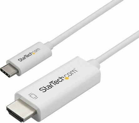 USB-C naar HDMI-kabel (4K 60Hz, 1 meter, wit)