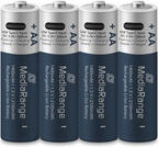 Li-Ion Herlaadbare batterijen (AA, 4-pack, laden via USB-C kabel geïntegreerd in batterij)