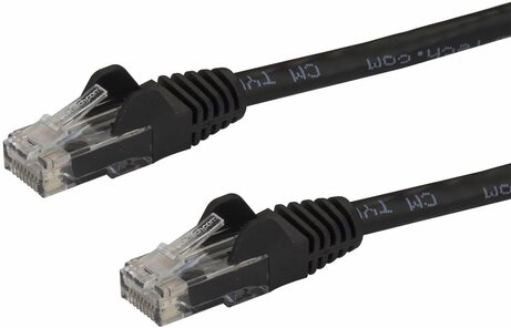 Gigabit Snagless RJ45 UTP Cat6 Patchkabel (22 meter, zwart)