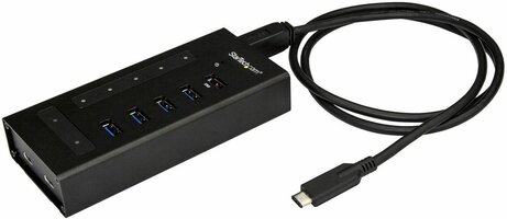 7 Poort USB-C Hub (USB-C naar 5 x USB-A + 2 x USB-C, metaal)