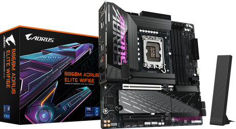 Socket 1851 : B860M AORUS ELITE WIFI6E (DDR5, 3 x M.2, DisplayPort)