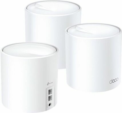 Deco X60 V3.2 Wi-Fi system (3 routers, mesh, GigE, 802.11a/b/g/n/ac/ax, dual band)