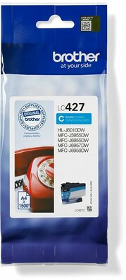 LC427C inkjetcartridge cyaan (1500 afdrukken)