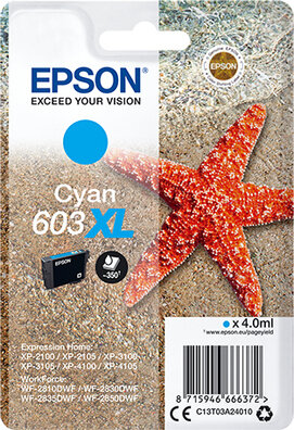 T03A2 inkjetcartridge 603XL cyaan