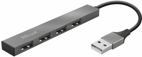 Halyx Aluminium 4-poort mini USB-Hub