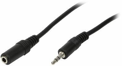 CA1054 Audio stereo verlengkabel 3,5 mm M/F (3 meter)