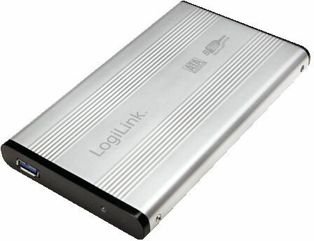 UA0106A Enclosure (USB 3.0, 2,5", SATA, zilver)
