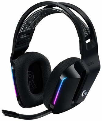 G733 Lightspeed Wireless RGB Gaming Headset (full size, draadloos, zwart)